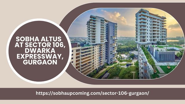 Sobha Altus: Exclusive New Launch with Top Amenities